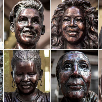 PHOTOS: 10 bronze statues of inspirational women in NYC by Statues for Equality"